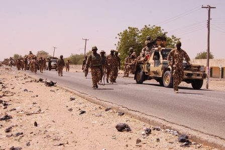 Scene of Nigerian Ground Troops that Recapture Baga  (4)