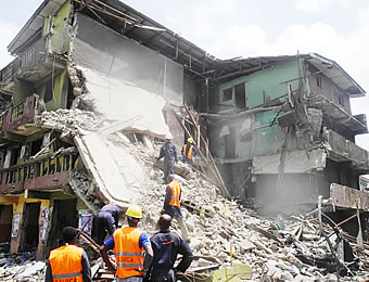 Image result for Another three-storey building collapses in Lagos