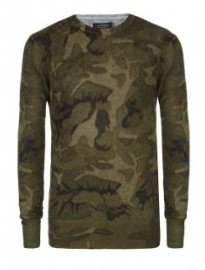 military inspired camo jumper