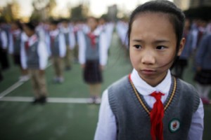 Carlos Barria / Reuters A Young Pioneer attends the weekly flag-raising ceremony at the East Experimental School in Shanghai November 5, 2012. Read more: World Student Rankings: China Is Cheating the PISA System | TIME.com http://world.time.com/2013/12/04/china-is-cheating-the-world-student-rankings-system/#ixzz2mUz0udWI