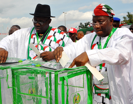 GEJ at PDP Special Convention Voting