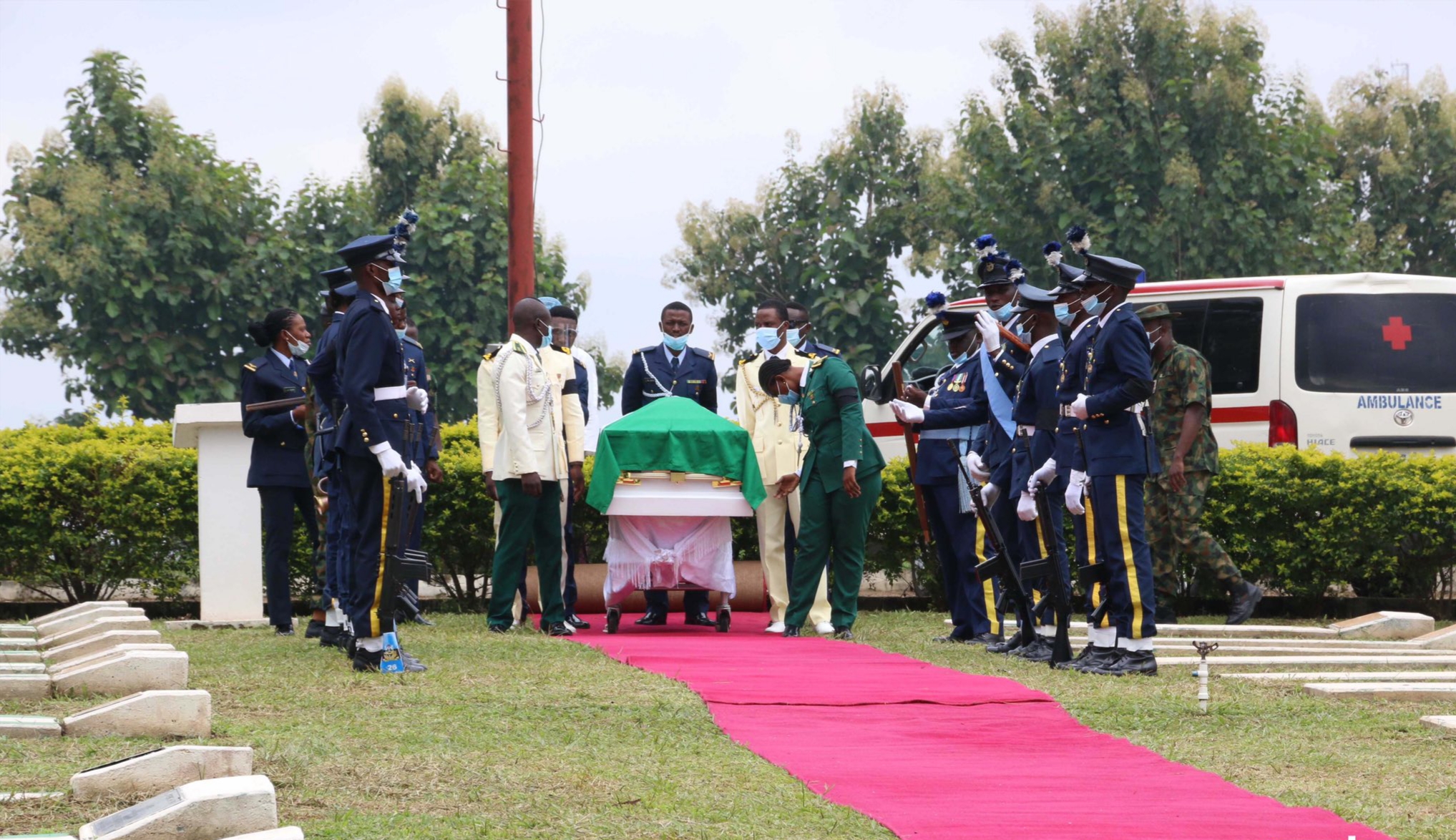 Photos: Flying Officer Tolulope Arotile Laid To Rest Today - Newswirengr